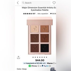 Patrick Ta Major Dimension Essential Artistry Edit Eyeshadow Palette